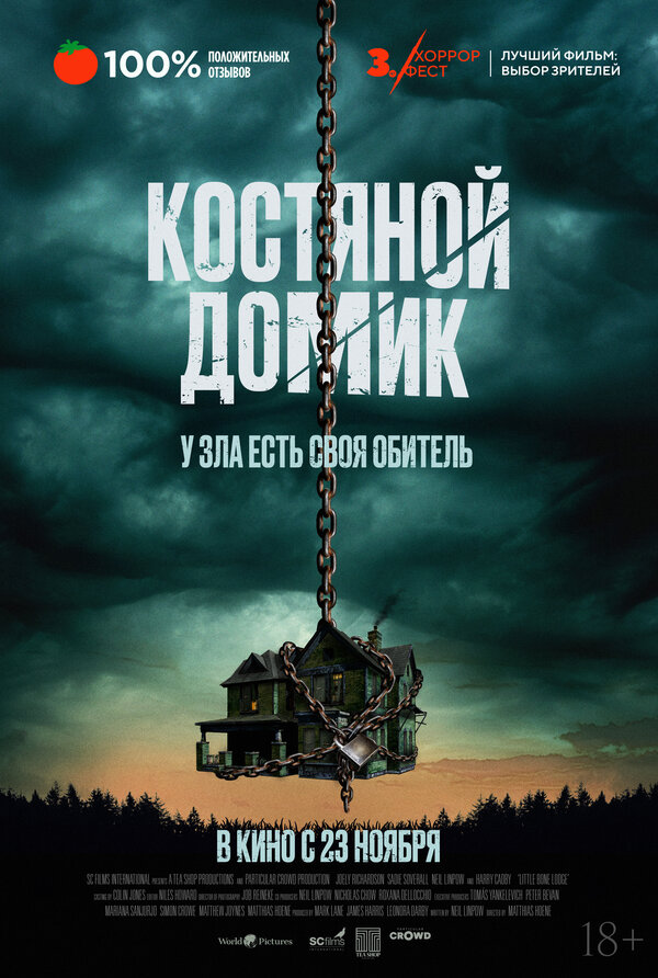 Маленький костяной домик постер